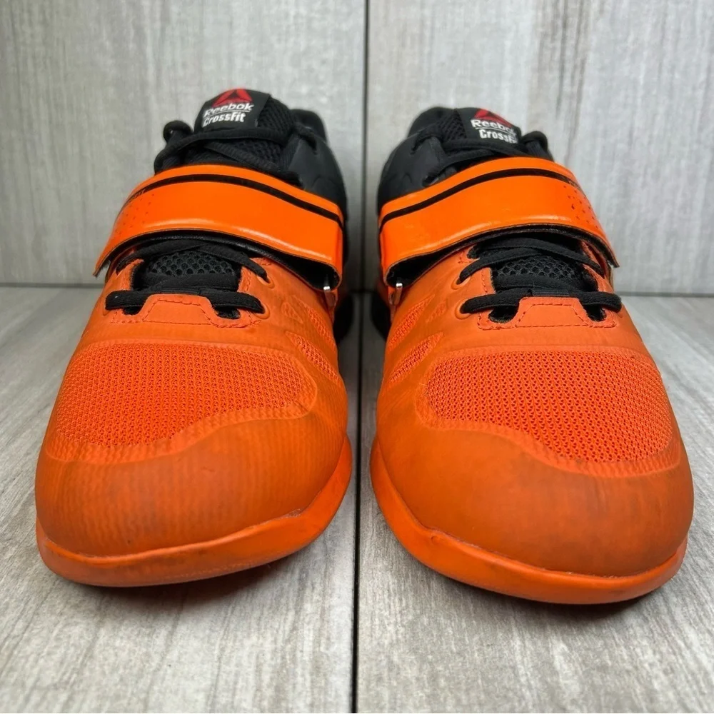 Reebok CrossFit Lifter 2.0 Weight Training Sneaker Orange Athletic Mens Size 10